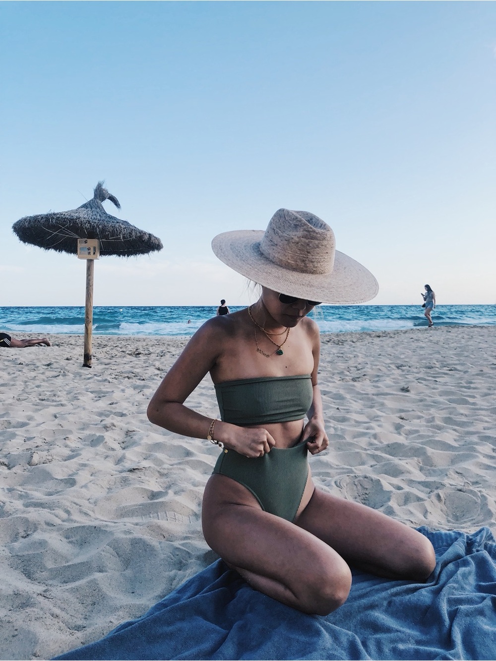 Lack Of Color Wide Brim Straw Hat - Natural
